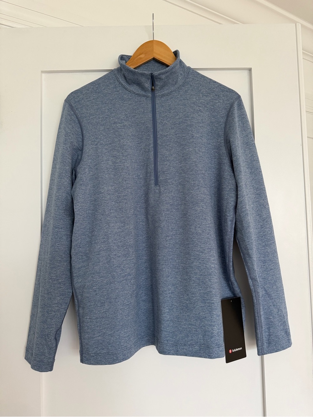 Lululemon Men’s Light Blue Quarter-Zip Pullover